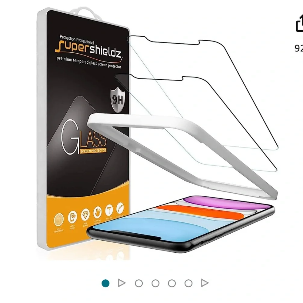 Supershieldz (2 Pack) Screen Protector for iPhone 11 and iPhone XR